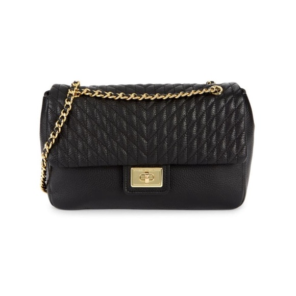 Karl lagerfeld Agyness Quilted -2 way Shoulder or Crossbody leather bag - Picture 3 of 15